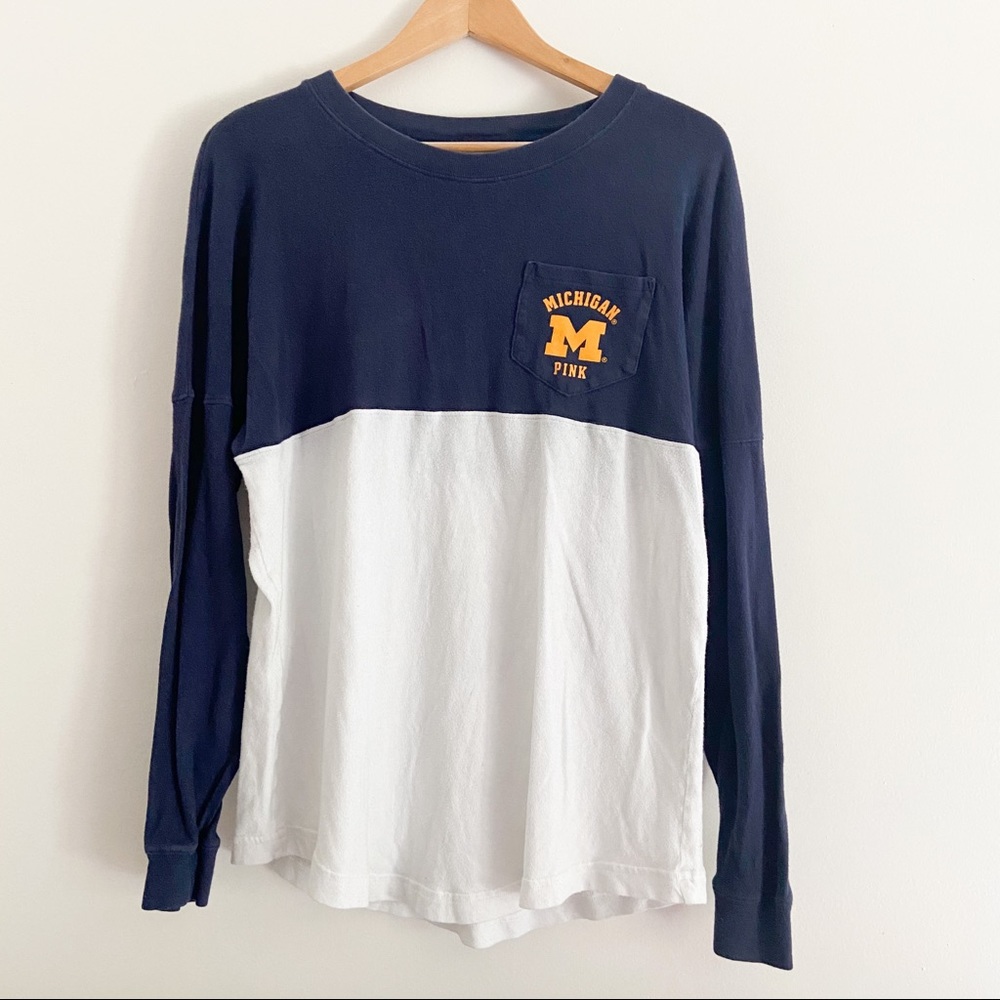 VS Pink Michigan University Long Sleeve